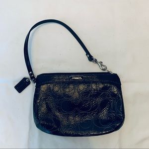 COACH Patent Leather Wristlet